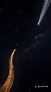 Comet Through the Cosmos